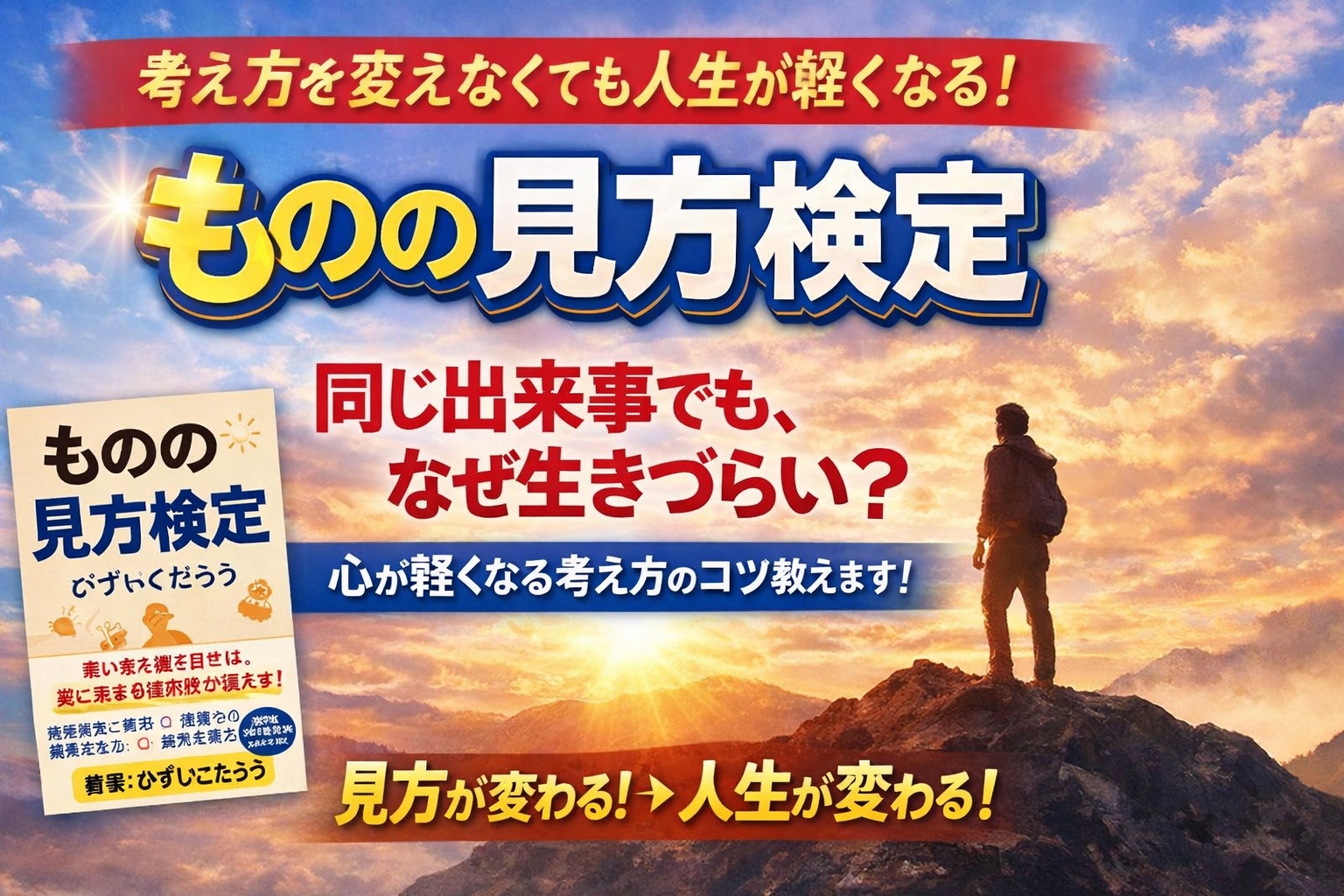 【書評】ものの見方検定｜人生が軽くなる「考え方のクセ」を整える一冊