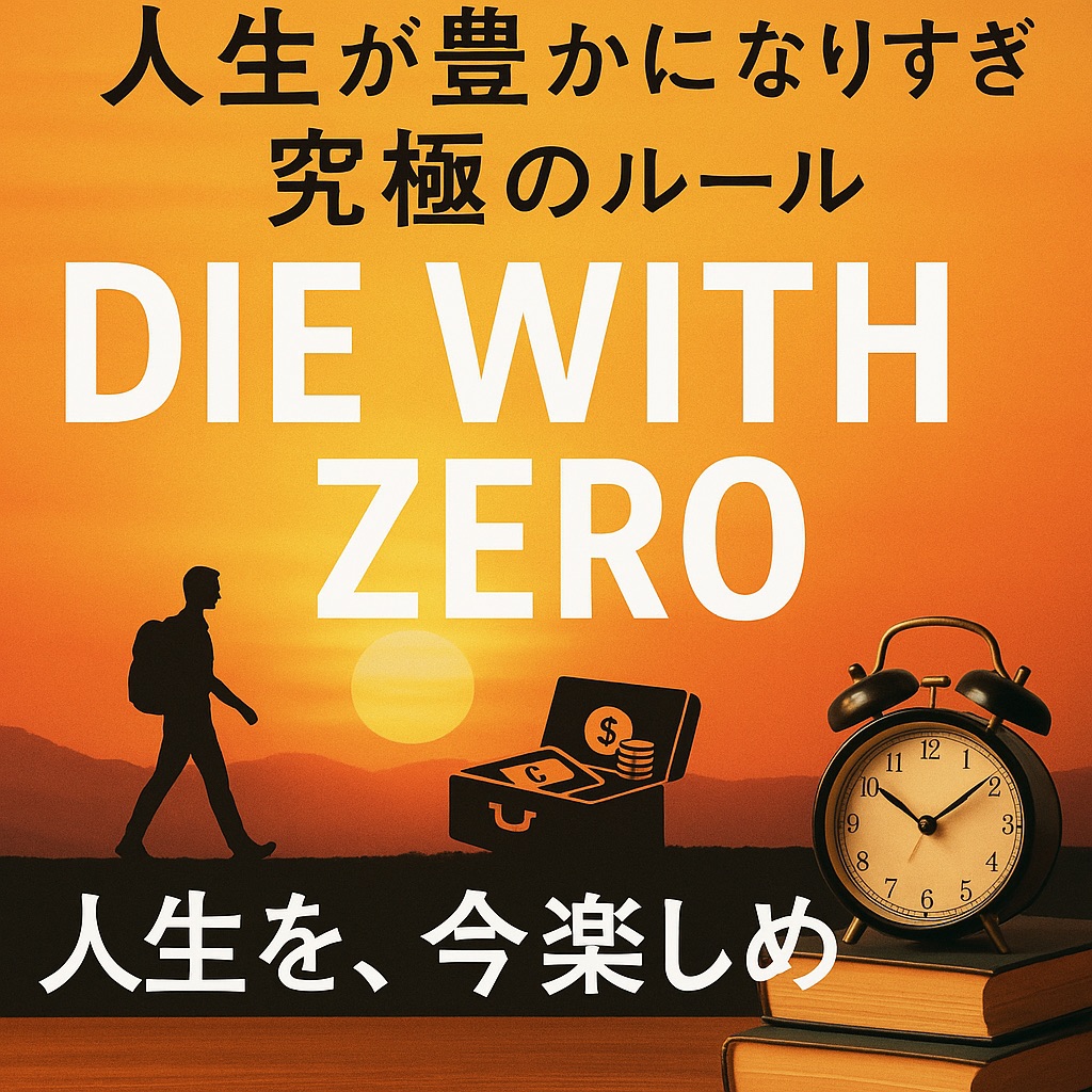 【書評・感想】『DIE WITH ZERO』|お金より「人生の時間」を最大化せよ!