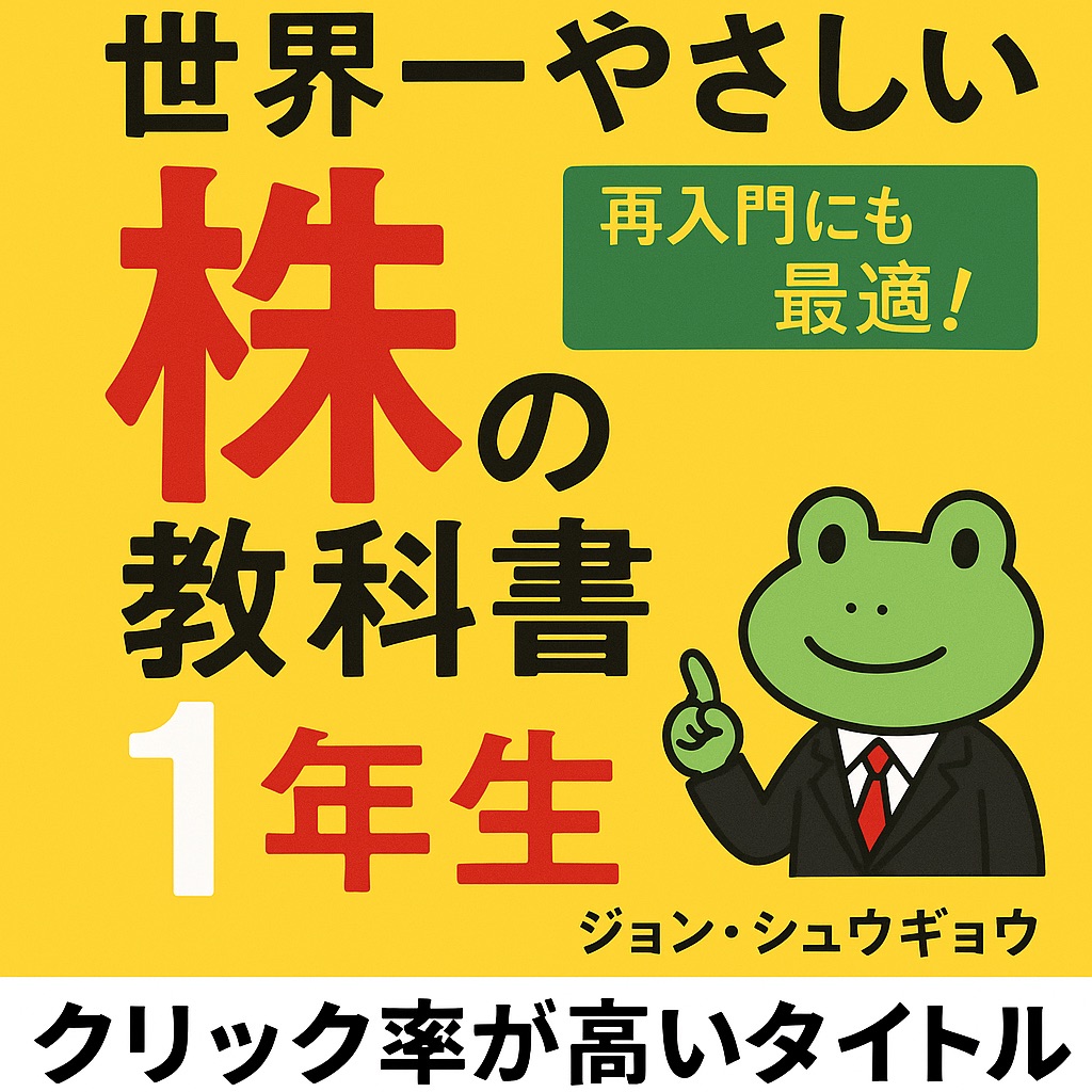 【書評・感想】『世界一やさしい株の教科書1年生』|初心者も再入門者も株式投資の基礎が“スルスル”頭に入る1冊!