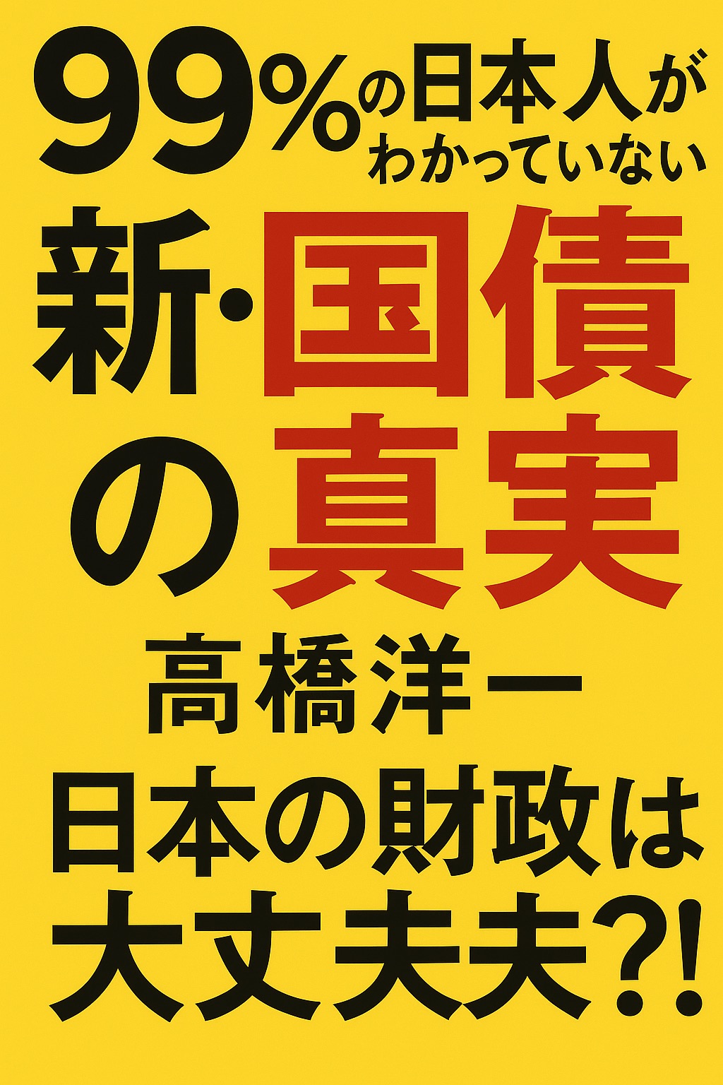 【書評・感想】『99%の日本人がわかっていない新・国債の真実』|「借金1000兆円」の大ウソを暴く!あなたも“財政破綻論”から解放される一冊