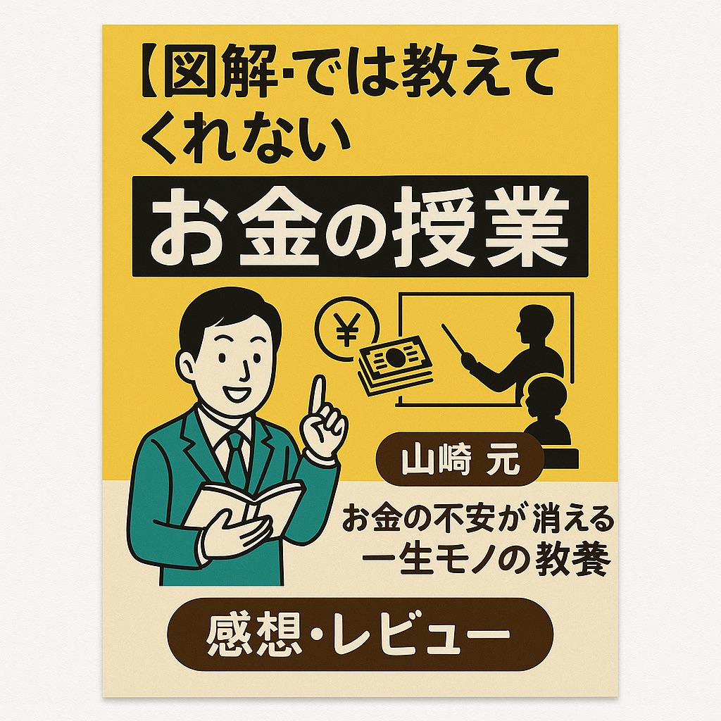 【書評・感想】『【図解・最新】学校では教えてくれないお金の授業』|お金の不安が消える一生モノの教養とは?