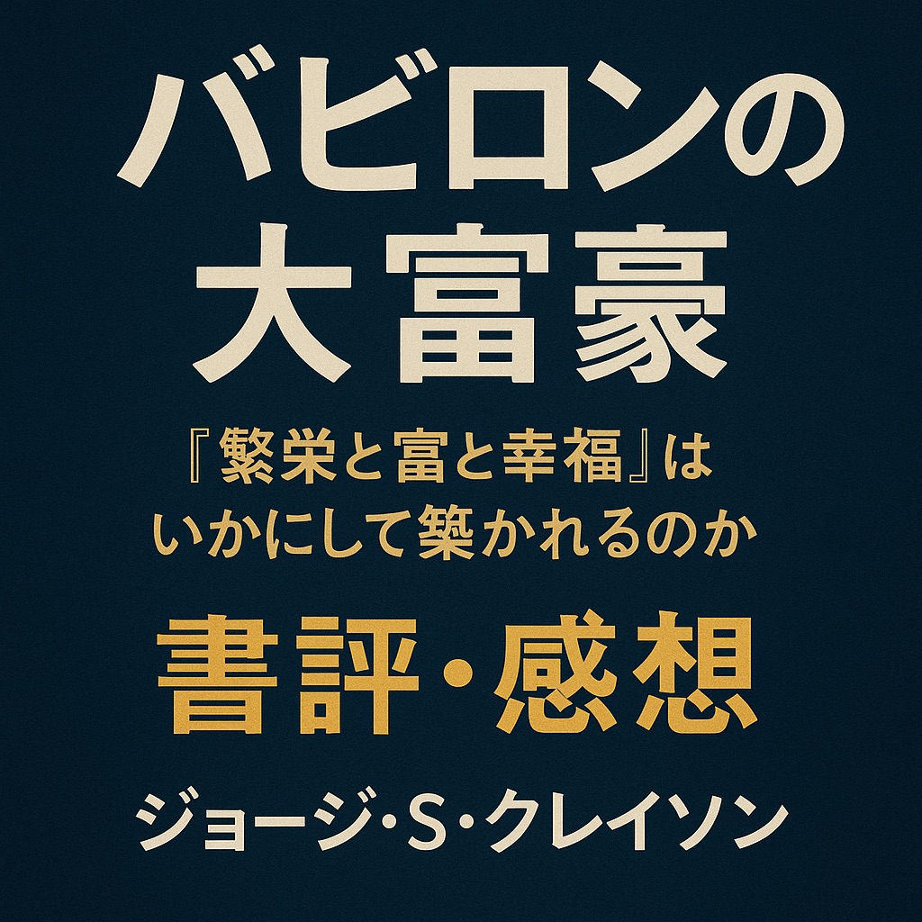 【書評・感想】『バビロンの大富豪』ジョージ・S・クレイソン|100年読まれ続ける“お金の知恵”が人生を変える理由