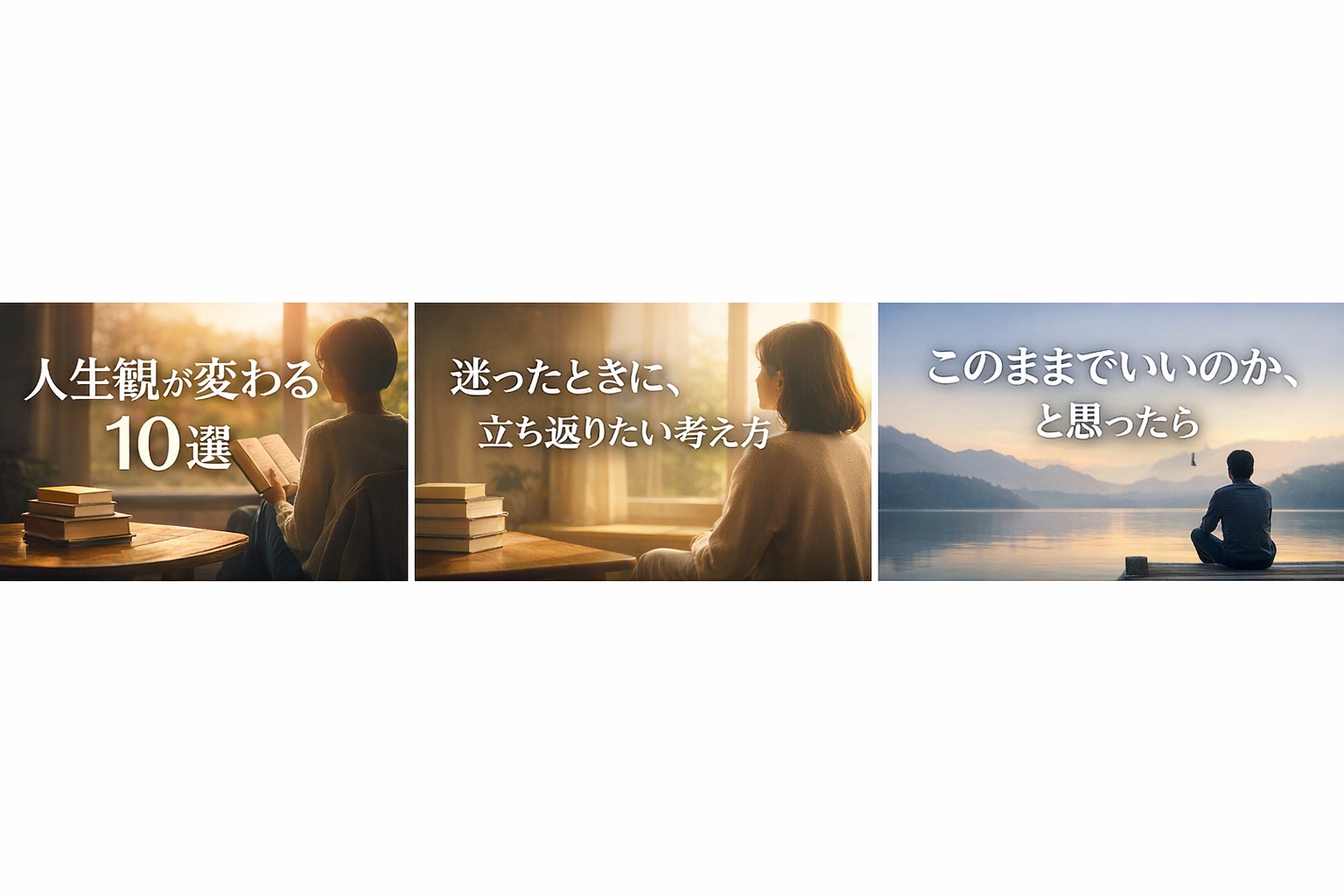 人生観が変わるおすすめ本10選｜迷ったときに立ち返りたい考え方