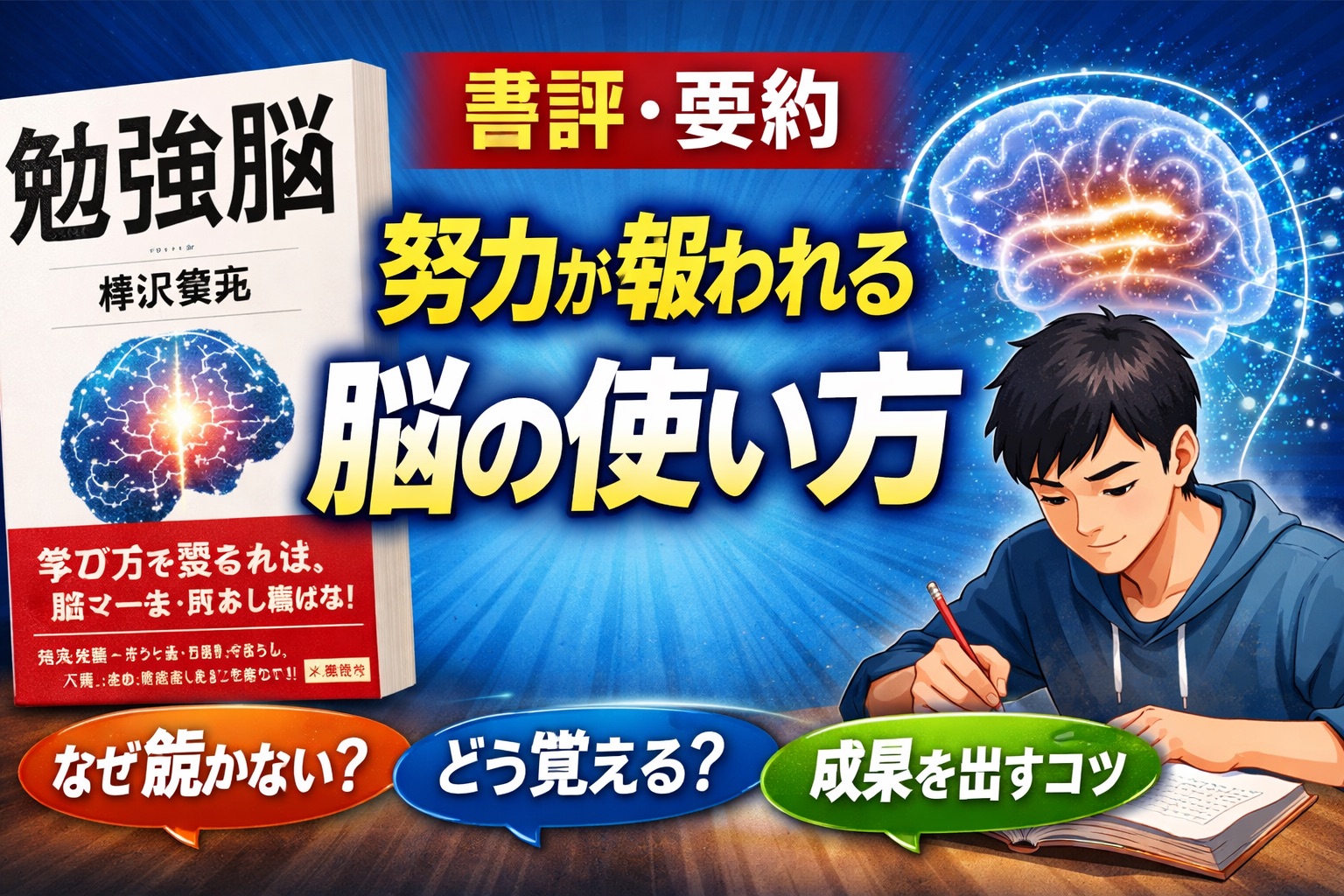 なぜ頑張っても勉強できないのか？『勉強脳』が突きつける残酷な答え
