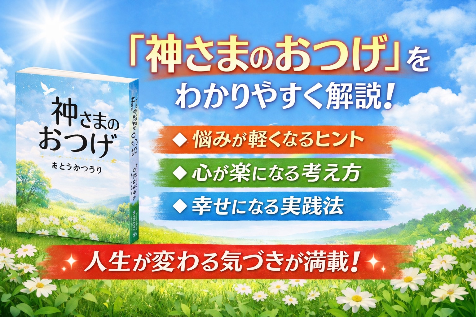 【人生が変わる気づき】「神さまのおつげ」をわかりやすく解説｜誰でも実践できる幸せのヒント