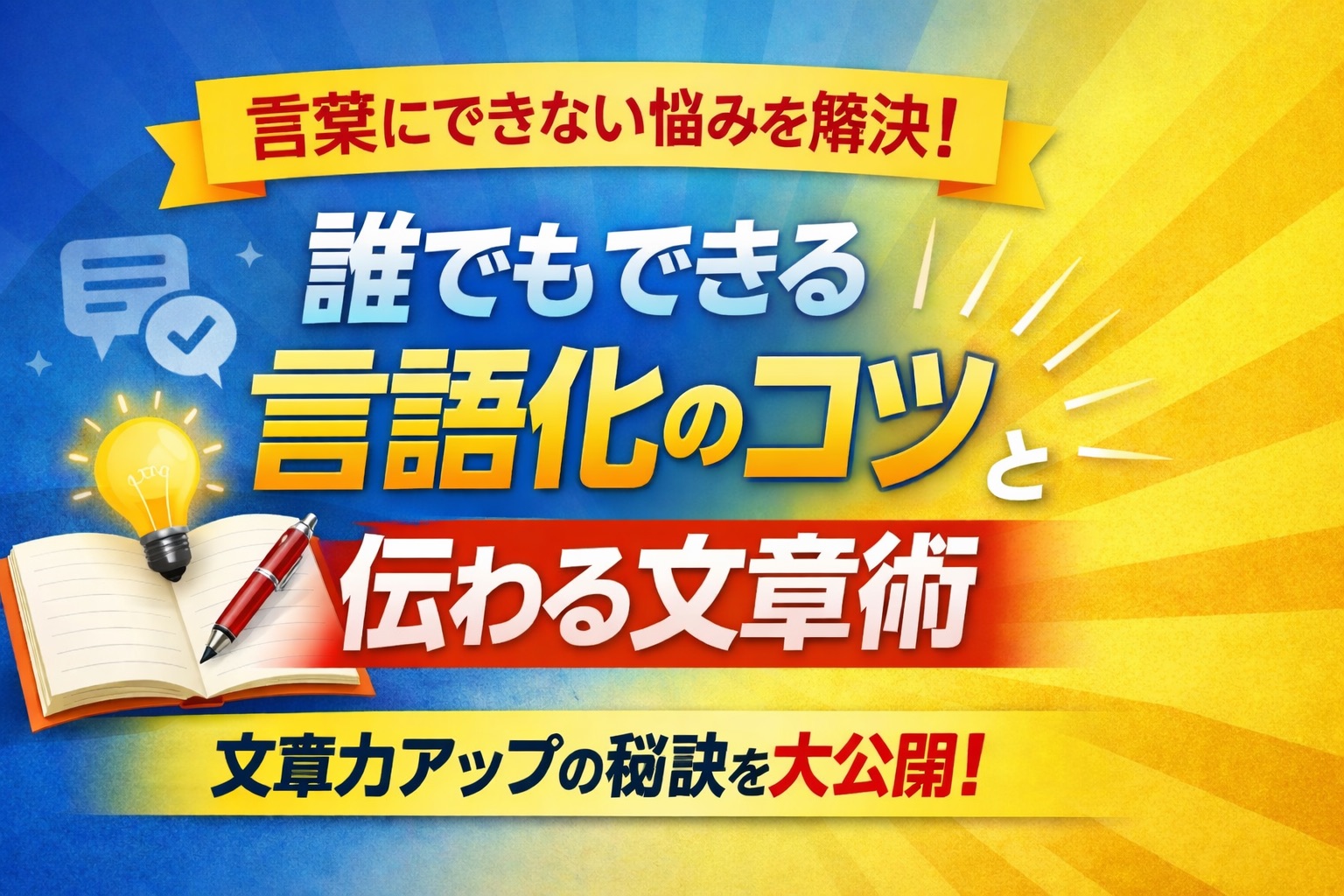 【完全保存版】「伝わる言葉」は一瞬で作れる｜誰でもできる言語化の極意と実践テクニック